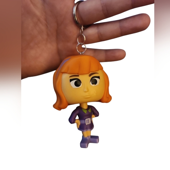 Orange and Purple Keychain Figure - Picture 1 of 2